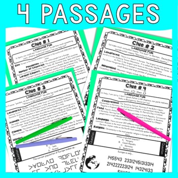 Europe ESCAPE ROOM! Continents and World Geography - NO PREP, PRINT & GO! - Image 4