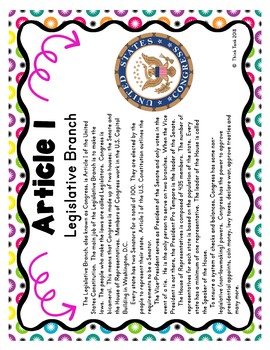 U.S. Constitution Scavenger Hunt - Task Cards - Reading Comprehension - Image 2