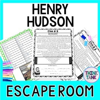Henry Hudson Puzzle Stations - Reading Comprehension - Age of Exploration