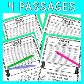 Famous Artists ESCAPE ROOM #3: Monet, Picasso, Manet, Seurat- Print & Go! - Image 4