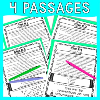 Systems of Government Escape Room - Reading Comprehension - Civics - Image 4