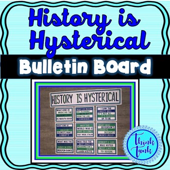 U.S. History Jokes Bulletin Board - Classroom Posters