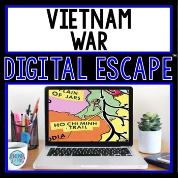 Vietnam War DIGITAL ESCAPE ROOM for Google Drive® Distance Learning