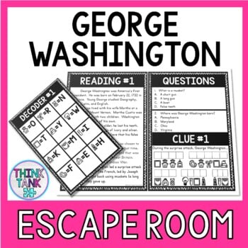 George Washington Escape Room Activity