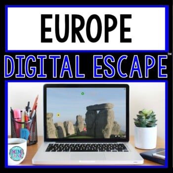 Europe DIGITAL ESCAPE ROOM for Google Drive® - Continents - Geography
