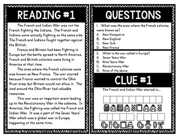 French and Indian War Escape Room Activity - Image 4