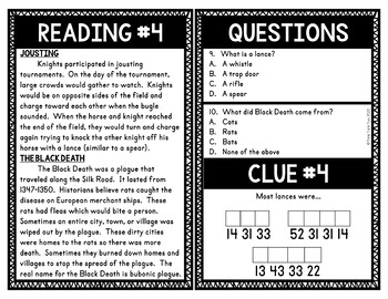 Middle Ages Escape Room Activity - Image 2