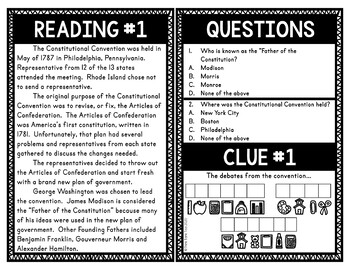 Constitutional Convention Escape Room Activity - Image 4