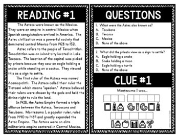 Aztec Escape Room Activity - Image 4