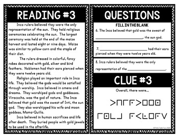 Inca Escape Room Activity - Image 2