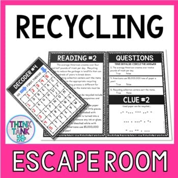 Recycling Escape Room Activity
