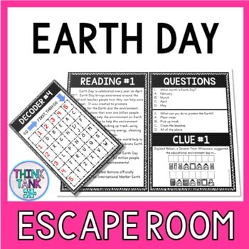 Earth Day Escape Room Activity