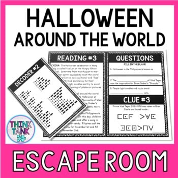 Halloween Around the World Escape Room Activity