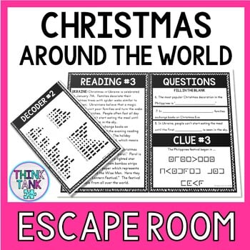 Christmas Around the World Escape Room Activity