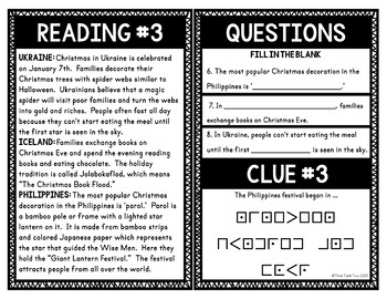 Christmas Around the World Escape Room Activity - Image 4