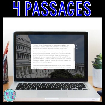 Legislative Branch DIGITAL ESCAPE ROOM for Google Drive® | Congress - Image 3