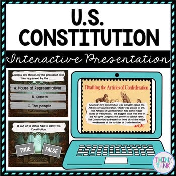 U.S Constitution Interactive Google Slides™ Presentation | Distance Learning