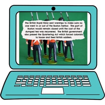 Revolutionary War Causes Interactive Google Slides™ Presentation - Image 2