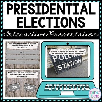 Presidential Election Interactive Google Slides™ Presentation Distance Learning