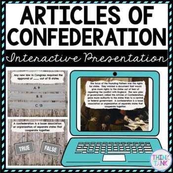 Articles of Confederation Interactive Google Slides™ | Distance Learning