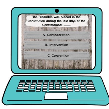 Preamble Interactive Google Slides™ | Distance Learning | US Constitution - Image 3