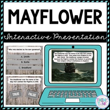 Mayflower Interactive Google Slides™ Presentation | Distance Learning