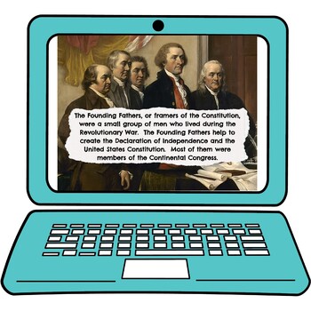 Founding Fathers Interactive Google Slides™ Presentation | Distance Learning - Image 2
