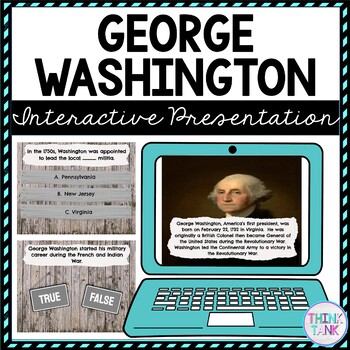 George Washington Interactive Google Slides™ Presentation | Distance Learning