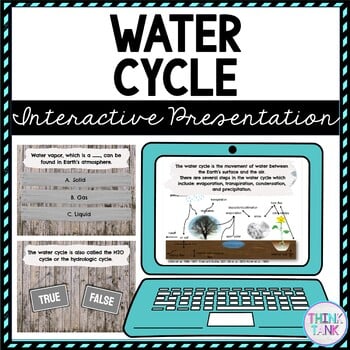 Water Cycle Interactive Google Slides™ Presentation | Distance Learning