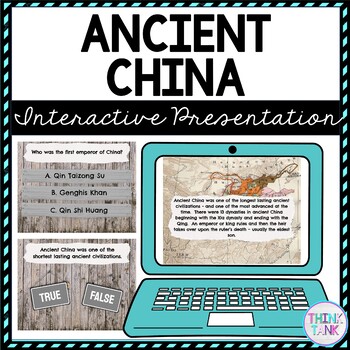 Ancient China Interactive Google Slides™ Presentation | Distance Learning