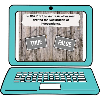 Benjamin Franklin Interactive Google Slides™ Presentation | Distance Learning - Image 4