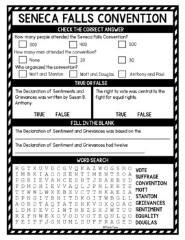 Women's Suffrage Reading Passages, Questions and Text Marking + Word Search - Image 3