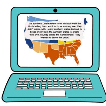 Civil War Interactive Google Slides™ Presentation | Distance Learning - Image 2