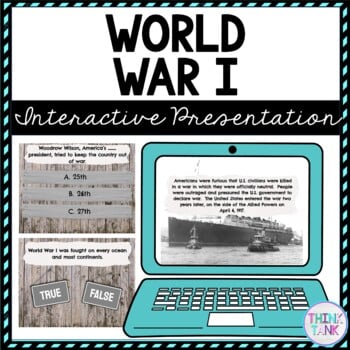World War I Interactive Google Slides™ Presentation | Distance Learning