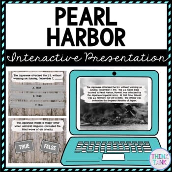 Pearl Harbor Interactive Google Slides™ Presentation | Distance Learning | WWII