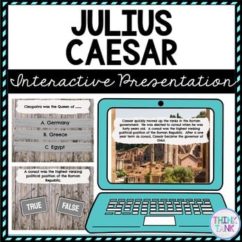 Julius Caesar Interactive Google Slides™ Presentation | Distance Learning