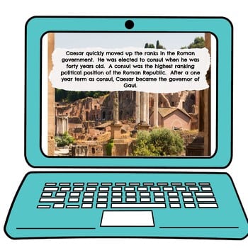 Julius Caesar Interactive Google Slides™ Presentation | Distance Learning - Image 2