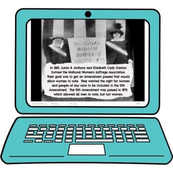 Women's Suffrage Interactive Google Slides™ Presentation | Distance Learning - Image 2
