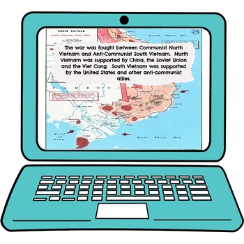 Vietnam War Interactive Google Slides™ Presentation | Distance Learning - Image 2