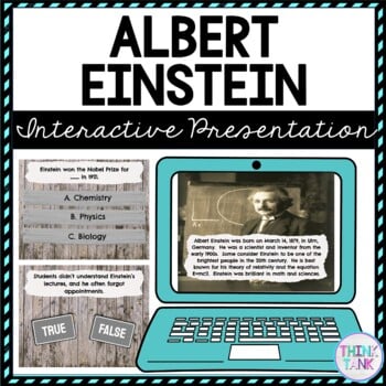 Albert Einstein Interactive Google Slides™ Presentation | Distance Learning