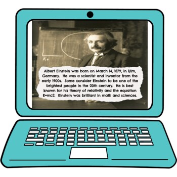 Albert Einstein Interactive Google Slides™ Presentation | Distance Learning - Image 2