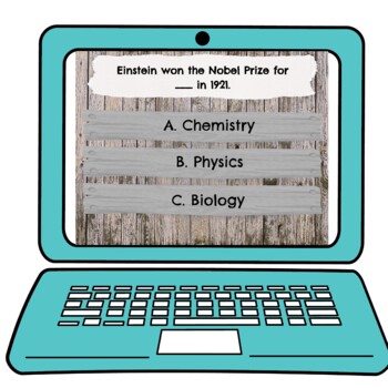 Albert Einstein Interactive Google Slides™ Presentation | Distance Learning - Image 3