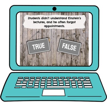 Albert Einstein Interactive Google Slides™ Presentation | Distance Learning - Image 4