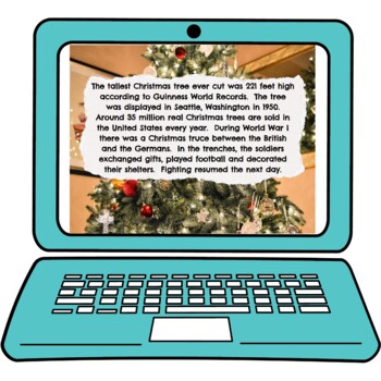 Christmas Fun Facts Interactive Google Slides™ Presentation | Distance Learning - Image 2