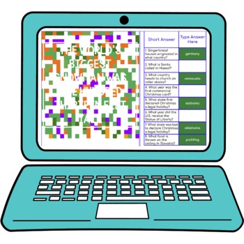 Christmas Fun Facts Secret Message Activity for Google Sheets™ - Image 2