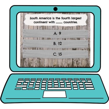 Continents Interactive Google Slides™ Presentation | Distance Learning - Image 3