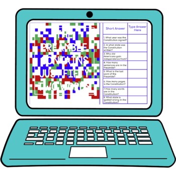 Preamble Secret Message Activity for Google Sheets™ | Distance Learning - Image 2