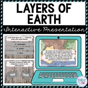 Layers of Earth Interactive Google Slides™ Presentation | Distance Learning