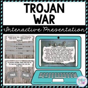 Trojan War Interactive Google Slides™ Presentation | Distance Learning