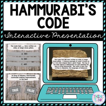 Hammurabi's Code Interactive Google Slides™ Presentation | Distance Learning